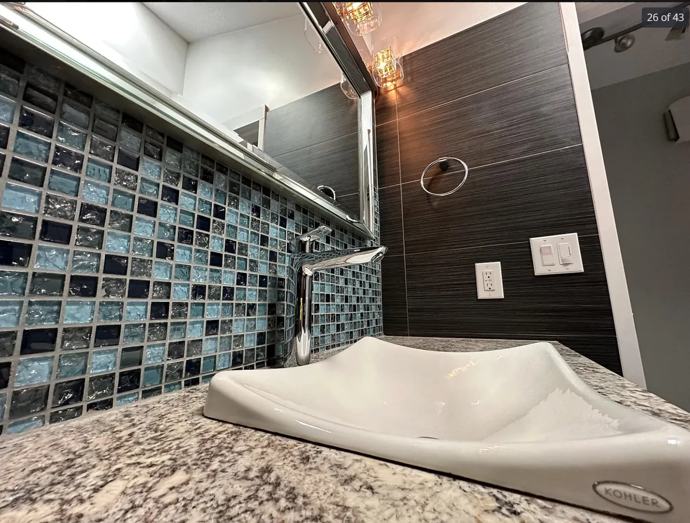 Luxury spa-inspired bathroom with timeless design