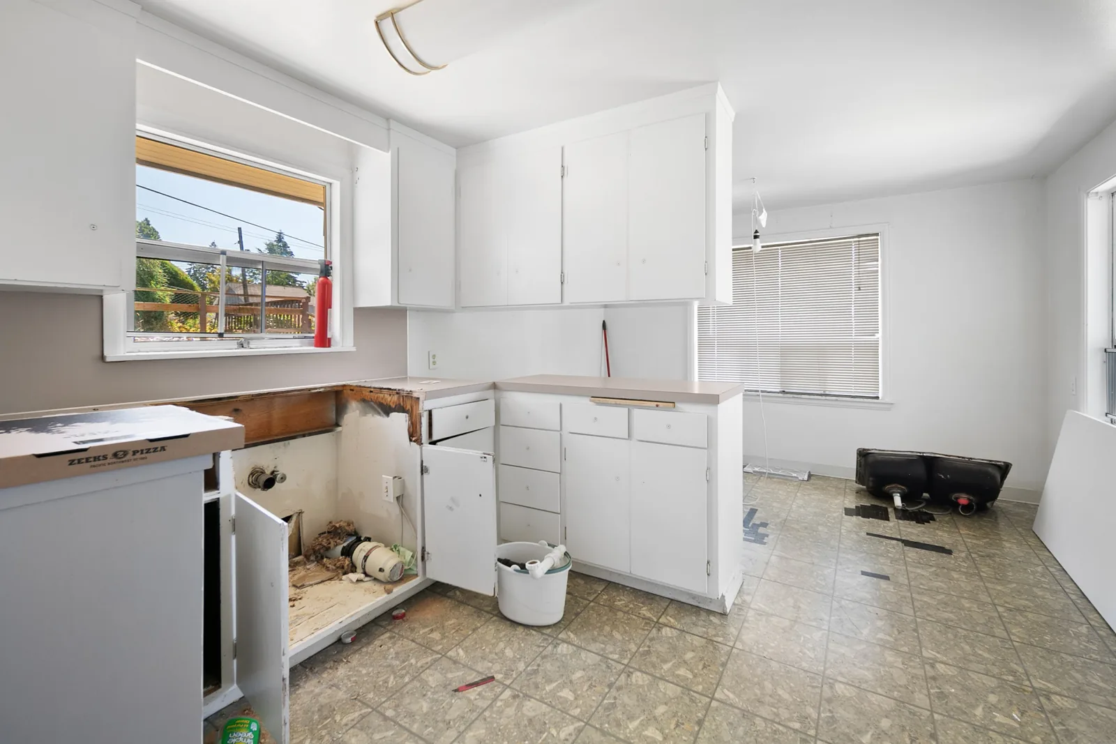 Kitchen, before