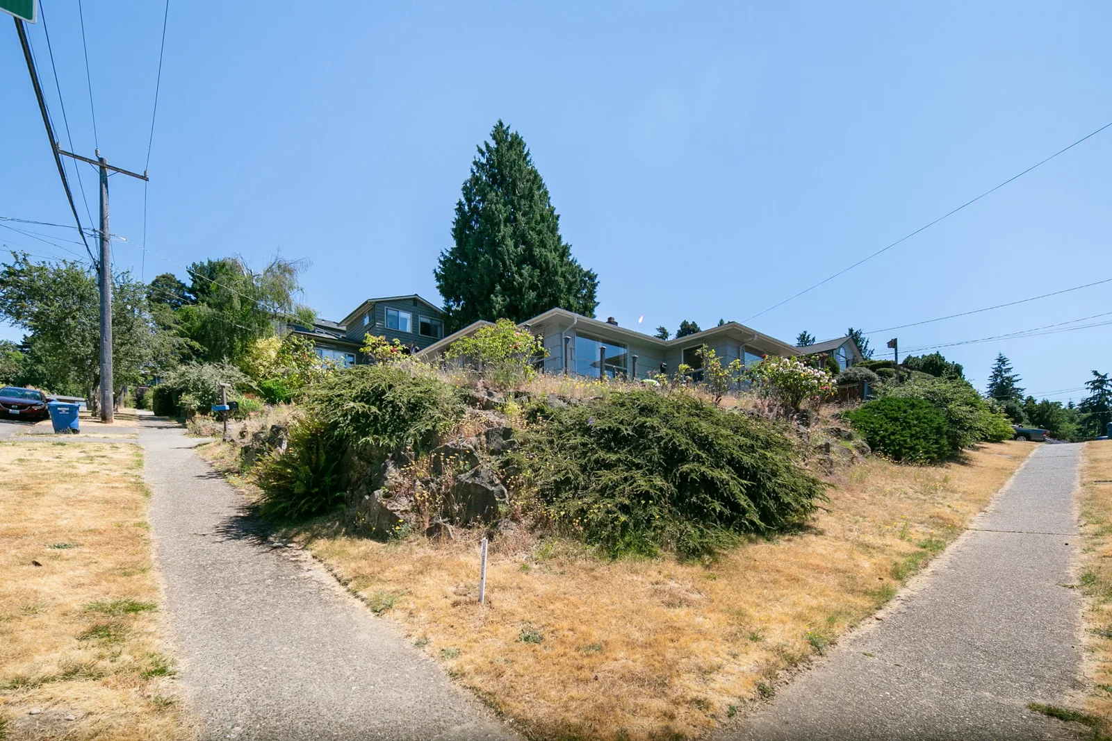 View from the street, before